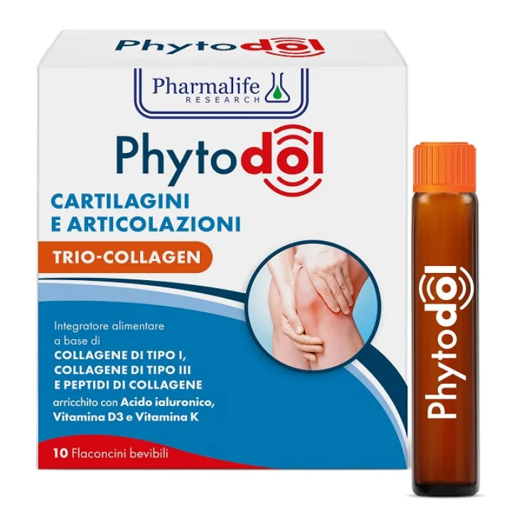 Phytodol - Cartilagini e Articolazioni | Trio-Collagen (10 Flaconcini Bevibili)