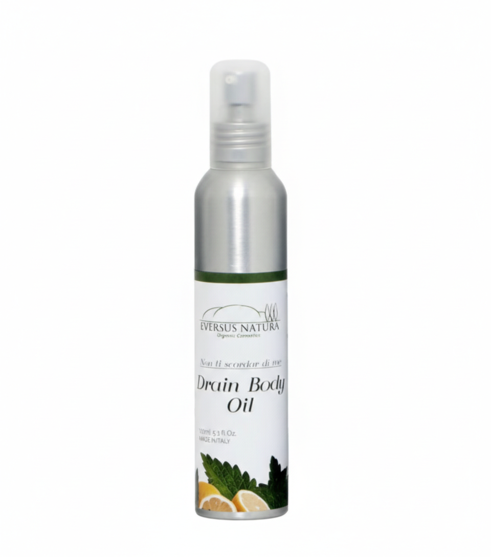 Drain Body Oil Naturale eversus natura – Olio Corpo Drenante e Tonificante