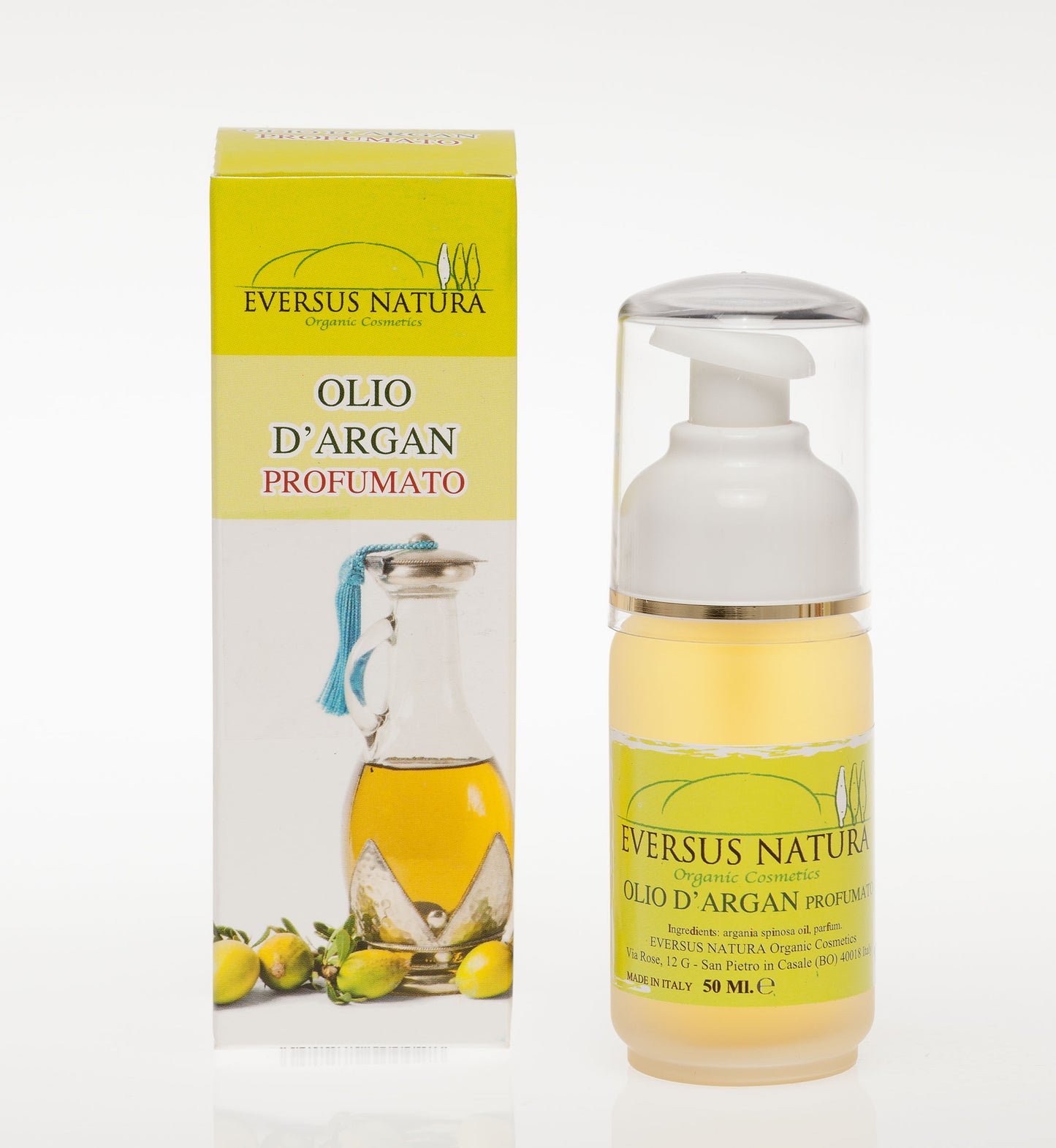 Olio d'Argan Profumato 50ml - Idratazione e Fragranza Delicata