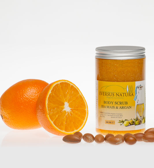 Body Scrub Zea Mais & Argan 400ml - Esfoliante Corpo Naturale